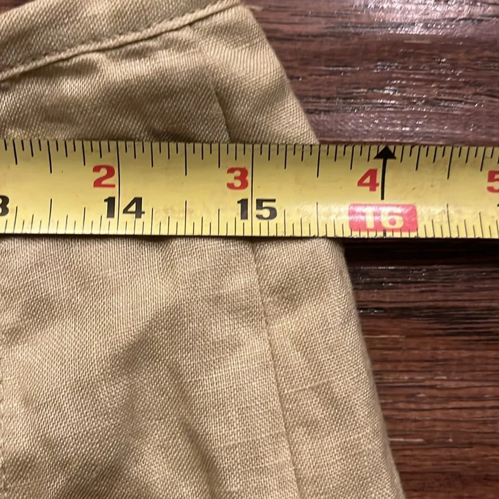 Edward Green Linen Skirt Size 4 - Picture 6 of 8